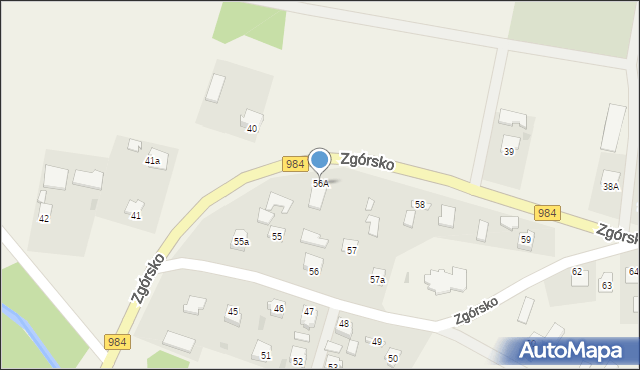 Zgórsko, Zgórsko, 56A, mapa Zgórsko
