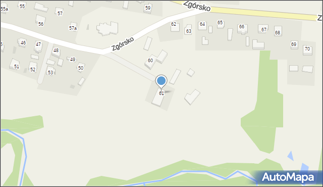 Zgórsko, Zgórsko, 61, mapa Zgórsko