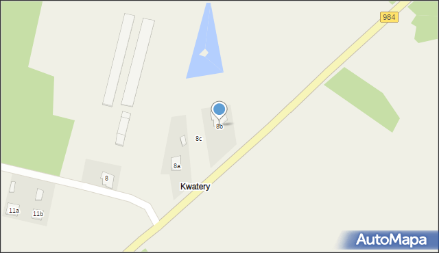 Zgórsko, Zgórsko, 8b, mapa Zgórsko