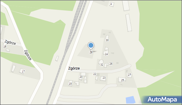 Zgórze, Zgórze, 28, mapa Zgórze