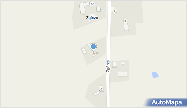 Zgórze, Zgórze, 12, mapa Zgórze