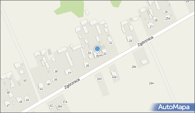 Zgórznica, Zgórznica, 33, mapa Zgórznica