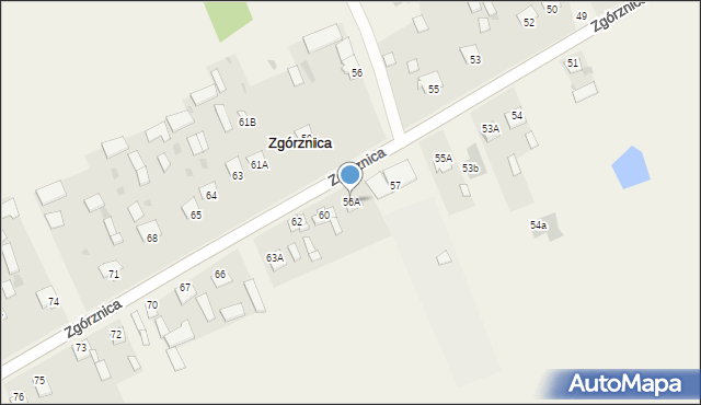 Zgórznica, Zgórznica, 56A, mapa Zgórznica