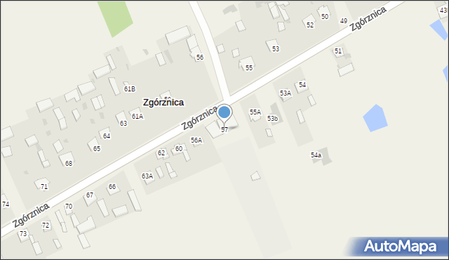 Zgórznica, Zgórznica, 57, mapa Zgórznica