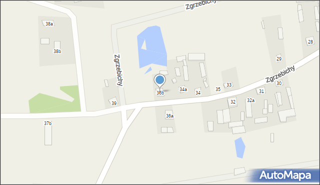 Zgrzebichy, Zgrzebichy, 36b, mapa Zgrzebichy
