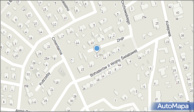 Golina, ZHP, 1, mapa Golina