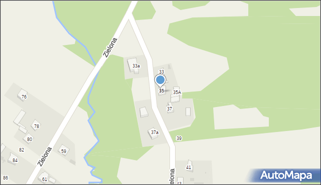 Aleksandria Pierwsza, Zielona, 35, mapa Aleksandria Pierwsza