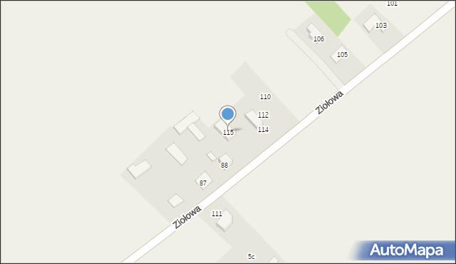 Barszczewo, Ziołowa, 140, mapa Barszczewo