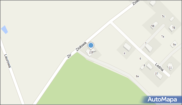 Barszczewo, Ziołowa, 143, mapa Barszczewo