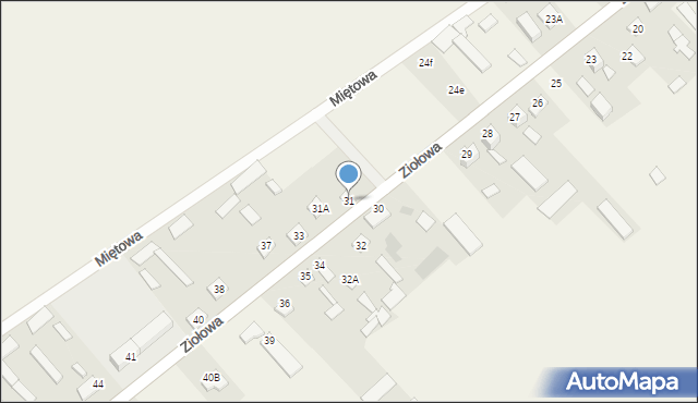 Barszczewo, Ziołowa, 46, mapa Barszczewo