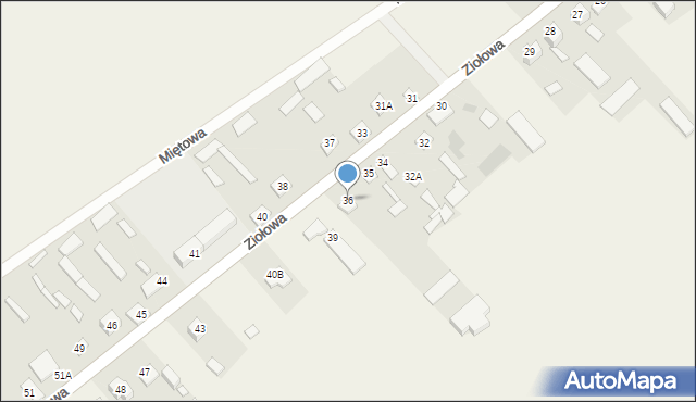 Barszczewo, Ziołowa, 47, mapa Barszczewo