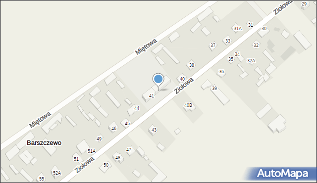 Barszczewo, Ziołowa, 60, mapa Barszczewo