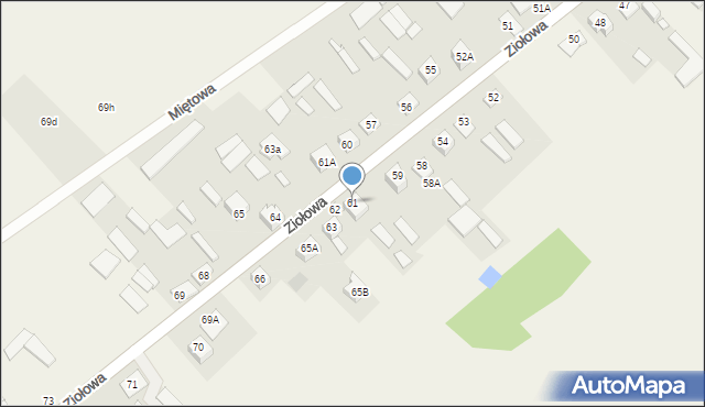 Barszczewo, Ziołowa, 83, mapa Barszczewo