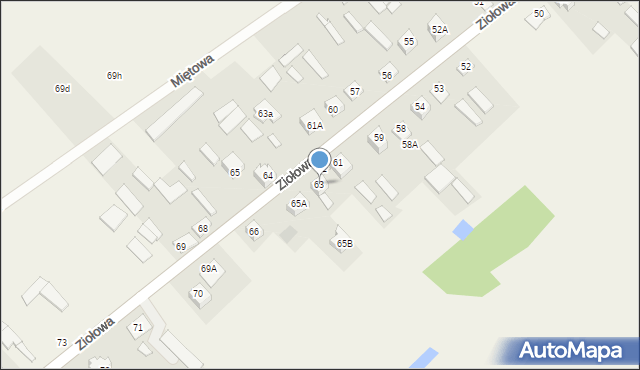 Barszczewo, Ziołowa, 87, mapa Barszczewo