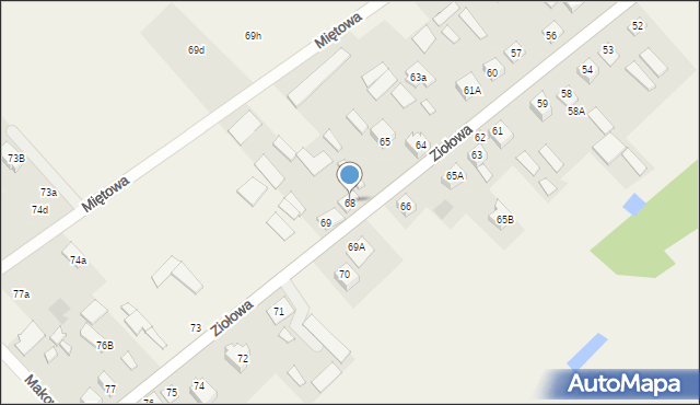 Barszczewo, Ziołowa, 94, mapa Barszczewo