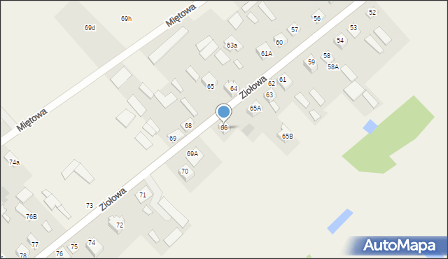 Barszczewo, Ziołowa, 95, mapa Barszczewo