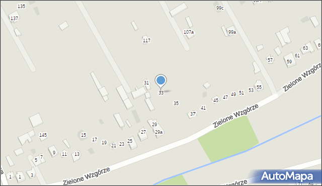 Bełżyce, Zielone Wzgórze, 33, mapa Bełżyce
