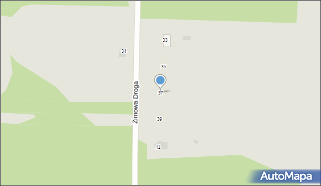 Bielsk Podlaski, Zimowa Droga, 37, mapa Bielsk Podlaski