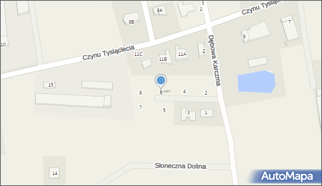 Bojano, Zielona Dolina, 6, mapa Bojano