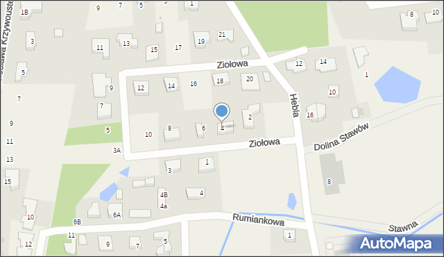 Bojano, Ziołowa, 4, mapa Bojano