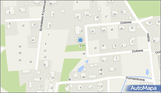 Bojano, Ziołowa, 5, mapa Bojano