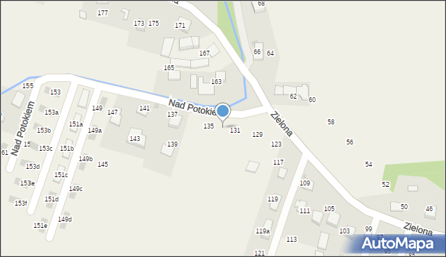 Bolechowice, Zielona, 133, mapa Bolechowice