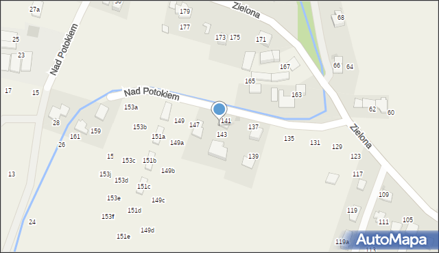 Bolechowice, Zielona, 145, mapa Bolechowice