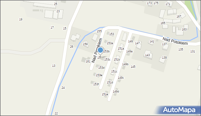Bolechowice, Zielona, 153g, mapa Bolechowice