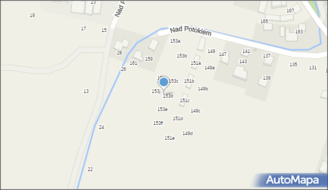 Bolechowice, Zielona, 153h, mapa Bolechowice