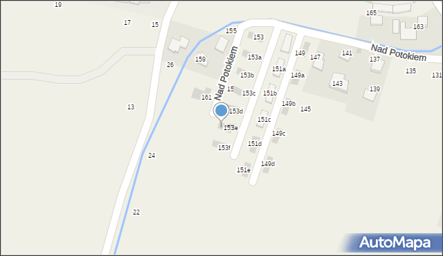 Bolechowice, Zielona, 153l, mapa Bolechowice