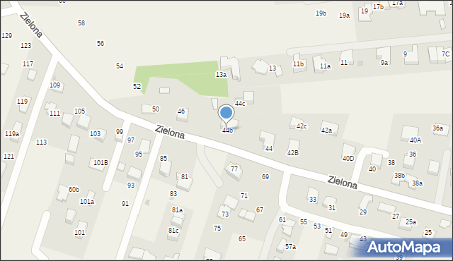 Bolechowice, Zielona, 44b, mapa Bolechowice