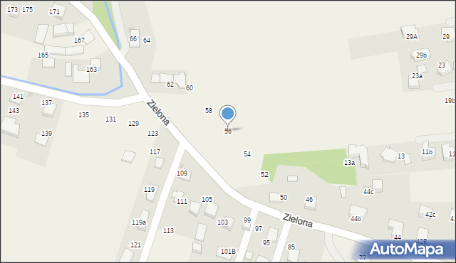 Bolechowice, Zielona, 56, mapa Bolechowice