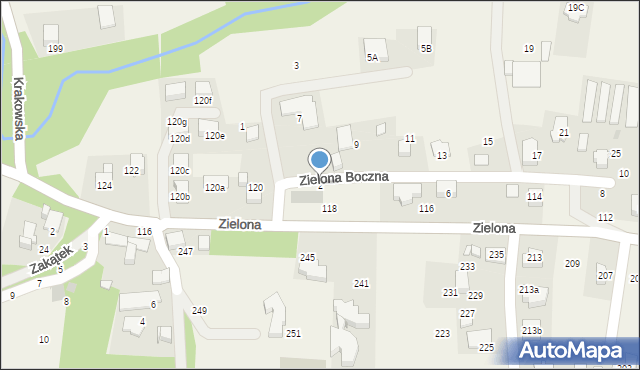 Bolechowice, Zielona Boczna, 2, mapa Bolechowice