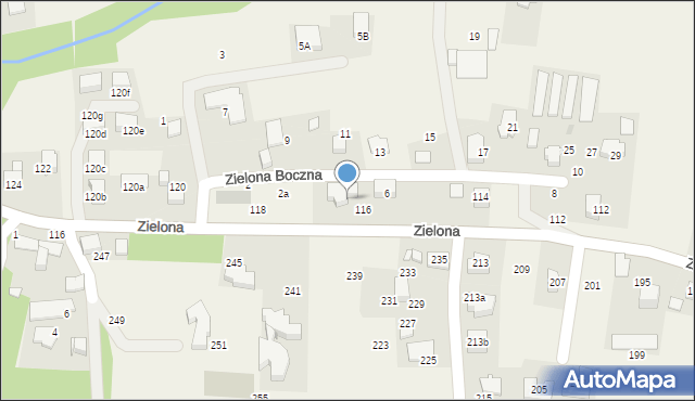 Bolechowice, Zielona Boczna, 4, mapa Bolechowice