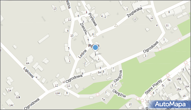 Chełmno, Zielona, 3, mapa Chełmno