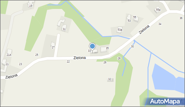 Czaniec, Zielona, 53c, mapa Czaniec