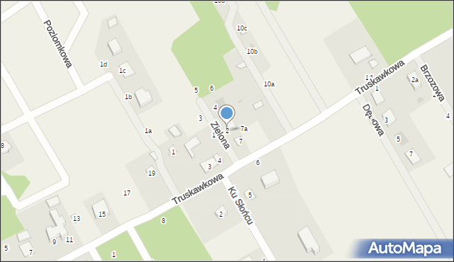 Czaplinek, Zielona, 2, mapa Czaplinek