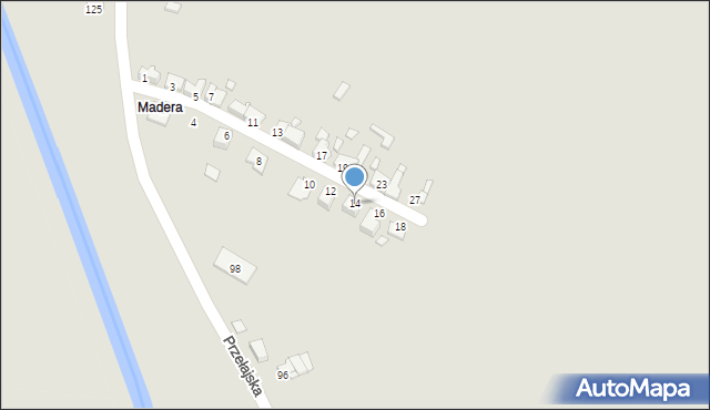 Czeladź, Zielona, 14, mapa Czeladź