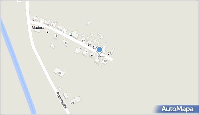 Czeladź, Zielona, 16, mapa Czeladź