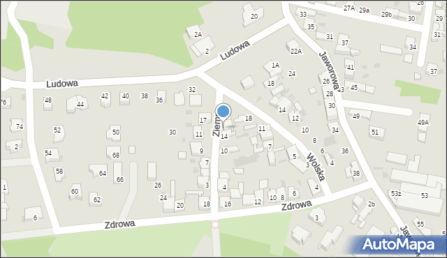 Dąbrowa Górnicza, Ziemna, 16, mapa Dąbrowa Górnicza