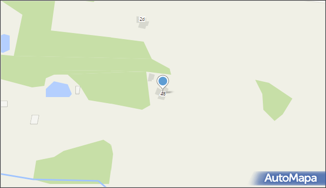 Dąbrówki, Zimny Zdrój, 48, mapa Dąbrówki