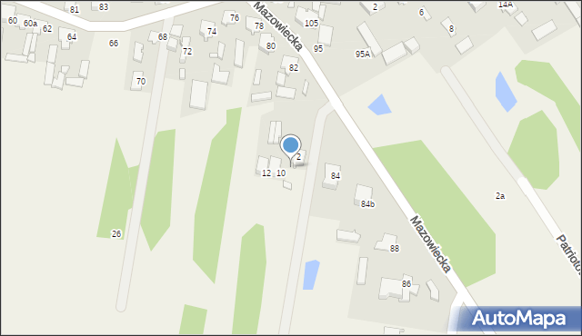 Dobczyn, Zielona, 8, mapa Dobczyn