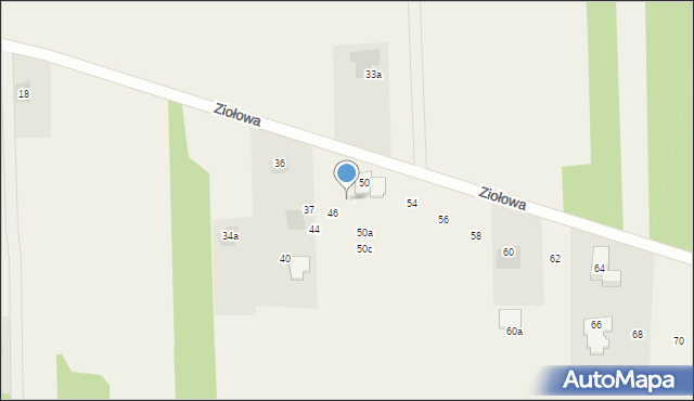 Dziechciniec, Ziołowa, 48, mapa Dziechciniec