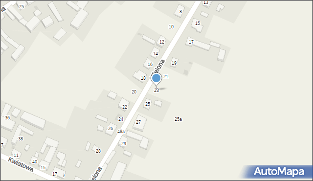 Dziembowo, Zielona, 23, mapa Dziembowo