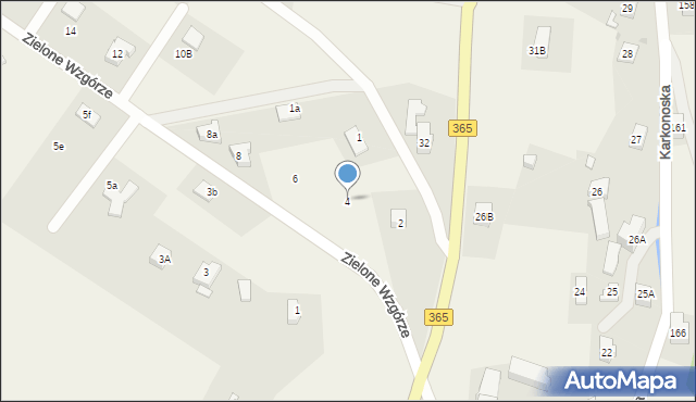 Dziwiszów, Zielone Wzgórze, 4, mapa Dziwiszów