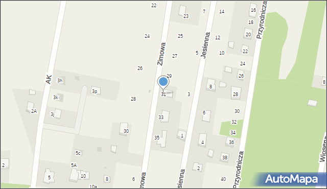 Gałków Duży, Zimowa, 31, mapa Gałków Duży