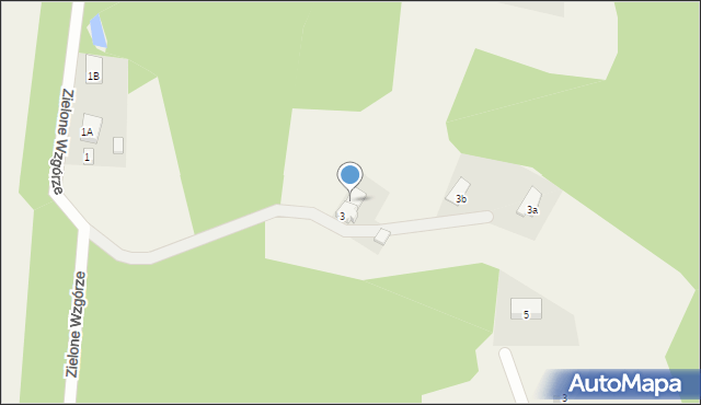 Garcz, Zielone Wzgórze, 5, mapa Garcz