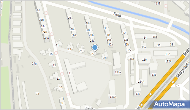 Gdańsk, Zielony Trójkąt, 28, mapa Gdańska