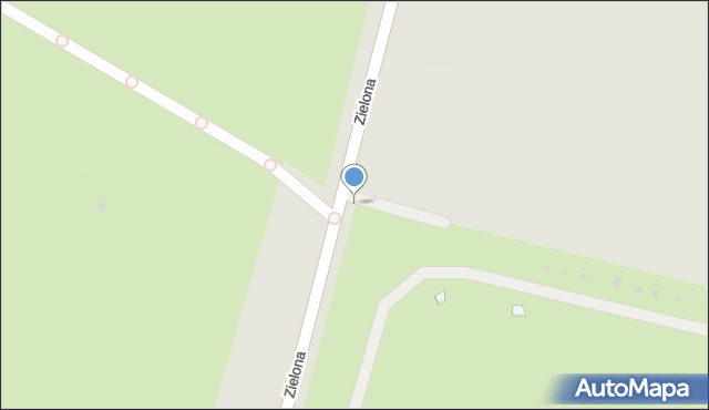 Gdynia, Zielona, 32b, mapa Gdyni