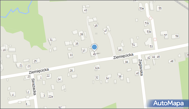 Gliwice, Ziemięcicka, 41, mapa Gliwic